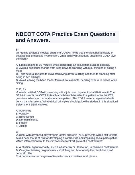 is the nbcot cota test hard|cota exam questions and answers.